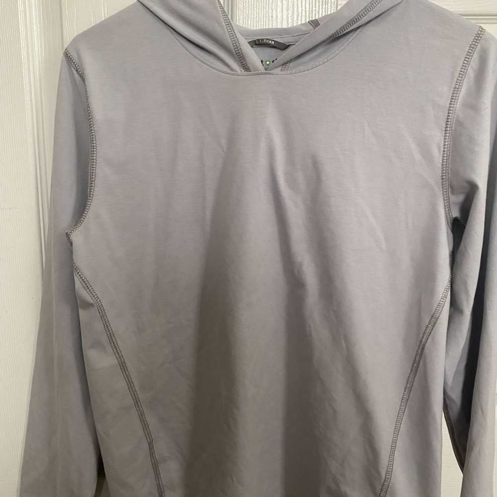 L.L. Bean Light Gray Insect Repellent Field Shirt